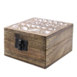 Caja de Madera Blanca - 4x4...
