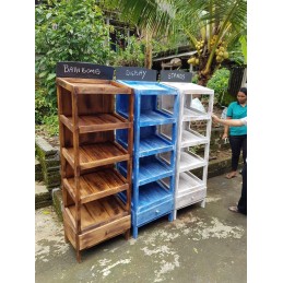 Exhibición del estante de...