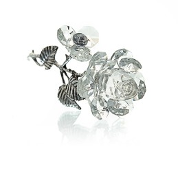 Rosa de Cristal con Tallo...