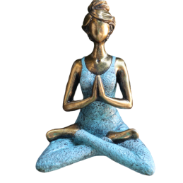 Yoga Lady Figure -  Bronze...