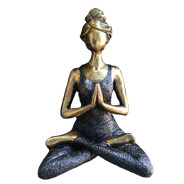 Yoga Lady Figure -  Bronze...