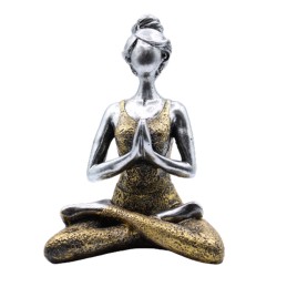 Yoga Lady Figure -  Silver...