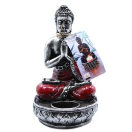 Buddha Porta Velas - Rojo -...