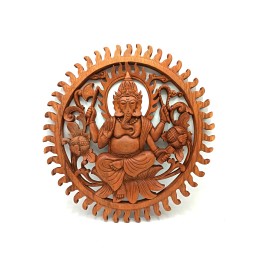 Panel de madera - Ganesh 40cm