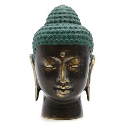 Large Antique Brass Buddha...