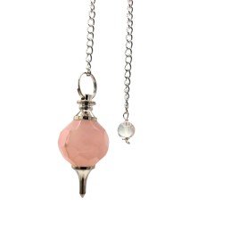 Facted Gemstone Pendulum -...