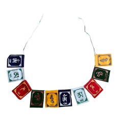 OM Mantra Tibetano Banderas...