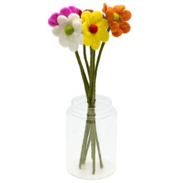 Flores de fieltro -...