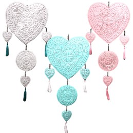 Móvil de aluminio - Corazones