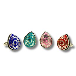 Anillo de lágrimas estilo...